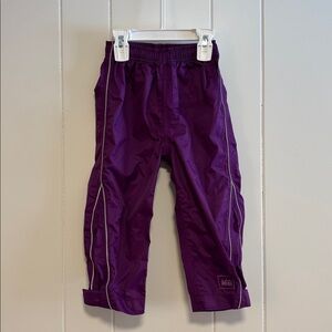 REI Toddler Purple Rain Pants